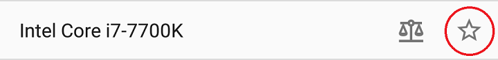 CPU-L: Add CPU to Favorites