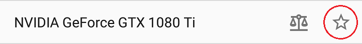 GPU-L: Add GPU to Favorites